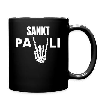 St pauli. St pauli Fan. Paulianer Hamburger fan - Tasse einfarbig - Schwarz - Rechts