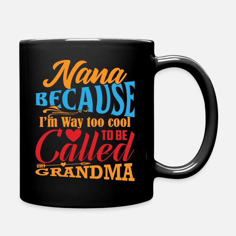 Nana - Full Colour Mug - black