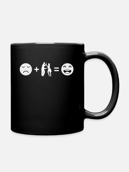 Tanzen Tänzer - Tasse einfarbig - Schwarz