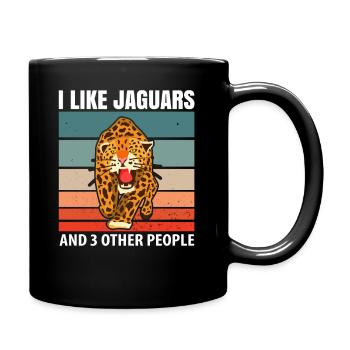Jaguar - Tasse einfarbig - Schwarz - Rechts