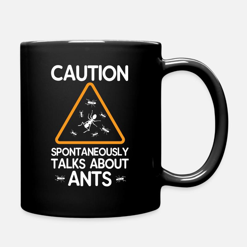Ameise - Tasse einfarbig - Schwarz
