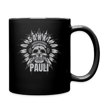 St pauli. St pauli Fan. Paulianer Hamburger fan - Tasse einfarbig - Schwarz - Rechts
