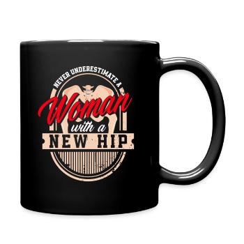Chirurgie artificielle de l’articulation de la hanche prothèse de hanche - Mug uni - noir - Droite
