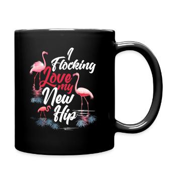 Chirurgie artificielle de l’articulation de la hanche prothèse de hanche - Mug uni - noir - Droite