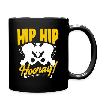 Chirurgie artificielle de l’articulation de la hanche prothèse de hanche - Mug uni - noir - Droite