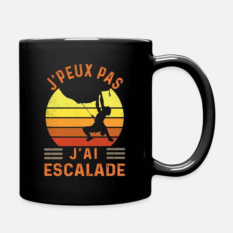j'peux pas j'ai escalade - Mug uni - noir