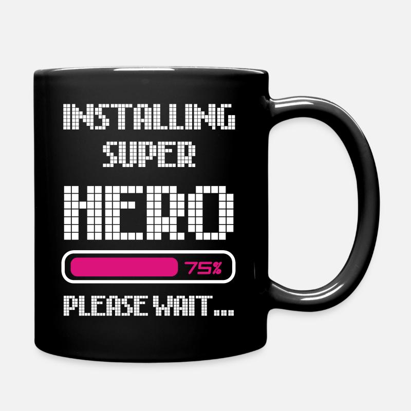 INSTALLIERT SUPER HERO - Tasse einfarbig - Schwarz