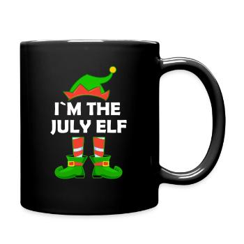 I'm The July Elf Christmas In July - Tasse einfarbig - Schwarz - Rechts