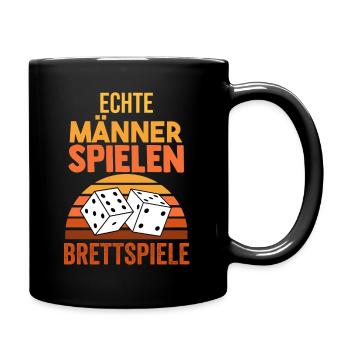 Brettspiele - Tasse einfarbig - Schwarz - Rechts