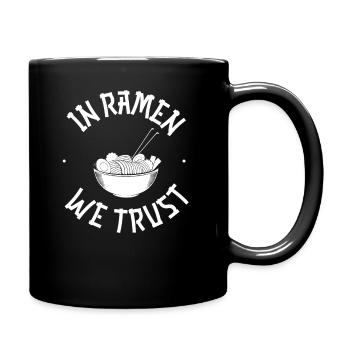 Ramen Noodle Bowl Love Japanese - Tasse einfarbig - Schwarz - Rechts