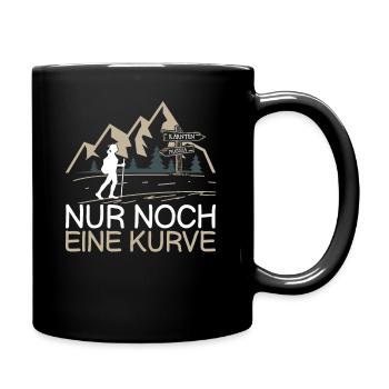 Alpenüberquerung Kärnten Muggia Wanderweg - Tasse einfarbig - Schwarz - Rechts