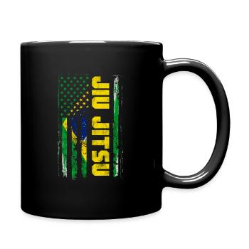 Jiu Jitsu Bjj Brésil Jiu-Jitsu USA Cadeau - Mug uni - noir - Droite