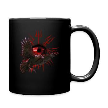 Vegvisir Odin avec Hugin et Munin - Vikings - Mug uni - noir - Droite