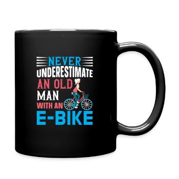 Cycling, cycling, cycling - Full Colour Mug - black - Right