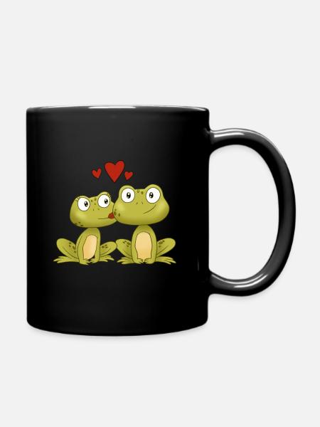 Grenouille - Mug uni - noir