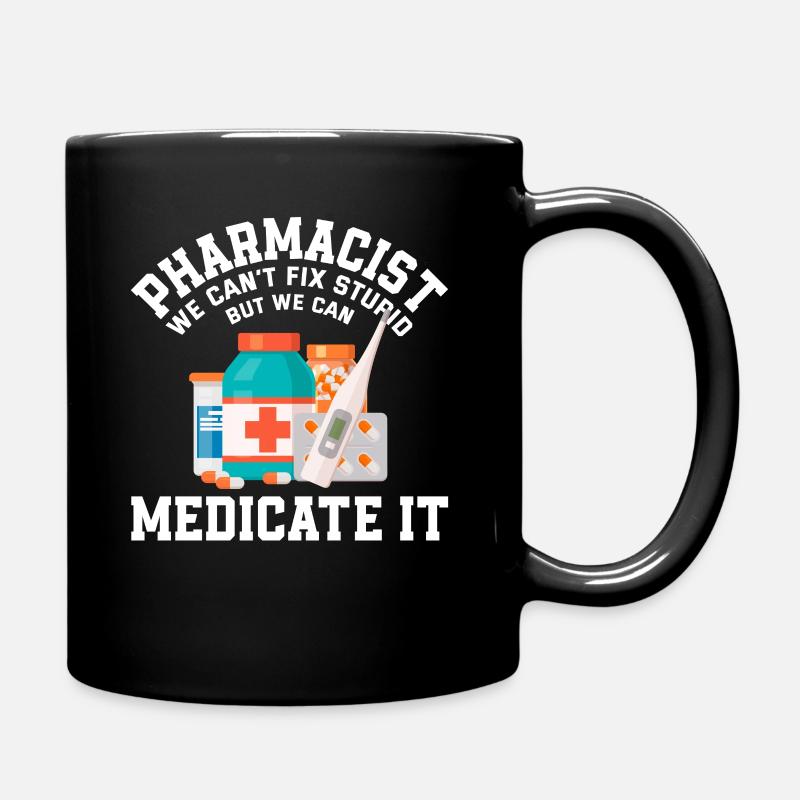 Pharmacien Pharmacien Pharmacie Cadeau - Mug uni - noir