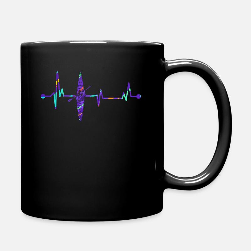 Kajak - Tasse einfarbig - Schwarz