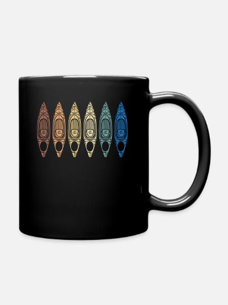 Kayak - Full Colour Mug - black