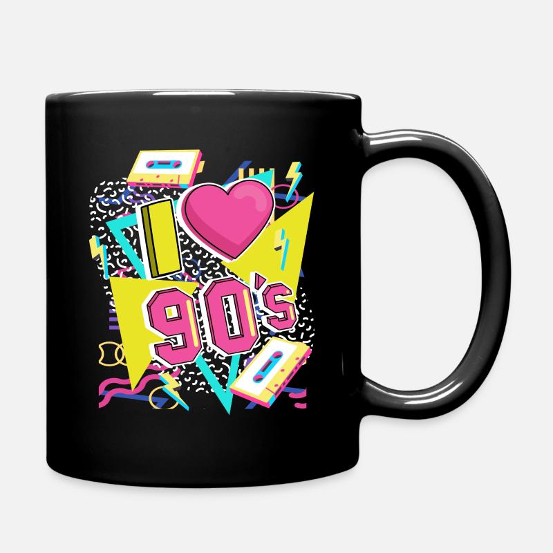 J’adore le 90s 90er Jahre Retro - Mug uni - noir