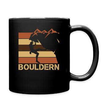 Escalade de bloc Boulderers - Mug uni - noir - Droite