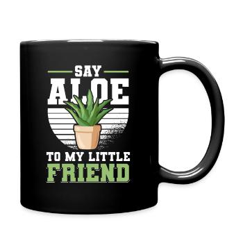Flowers Aloe Vera Succulent Gardener - Full Colour Mug - black - Right