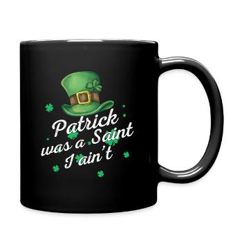 St. Patricks Day - Tasse einfarbig - Schwarz - Rechts
