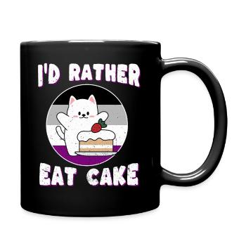 Asexualité - Chat pour asexuels - Mug uni - noir - Droite