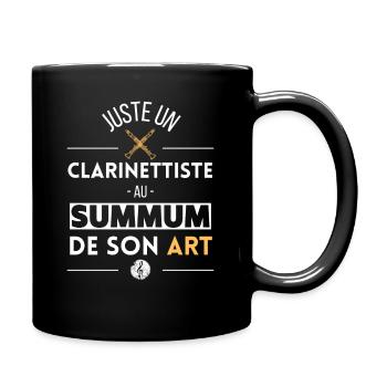Humour clarinette cadeau clarinettiste original - Mug uni - noir - Droite