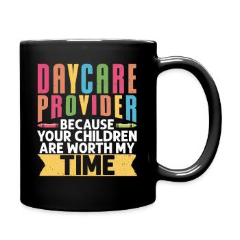 Fournisseur de services de garde parce que votre - Mug uni - noir - Droite