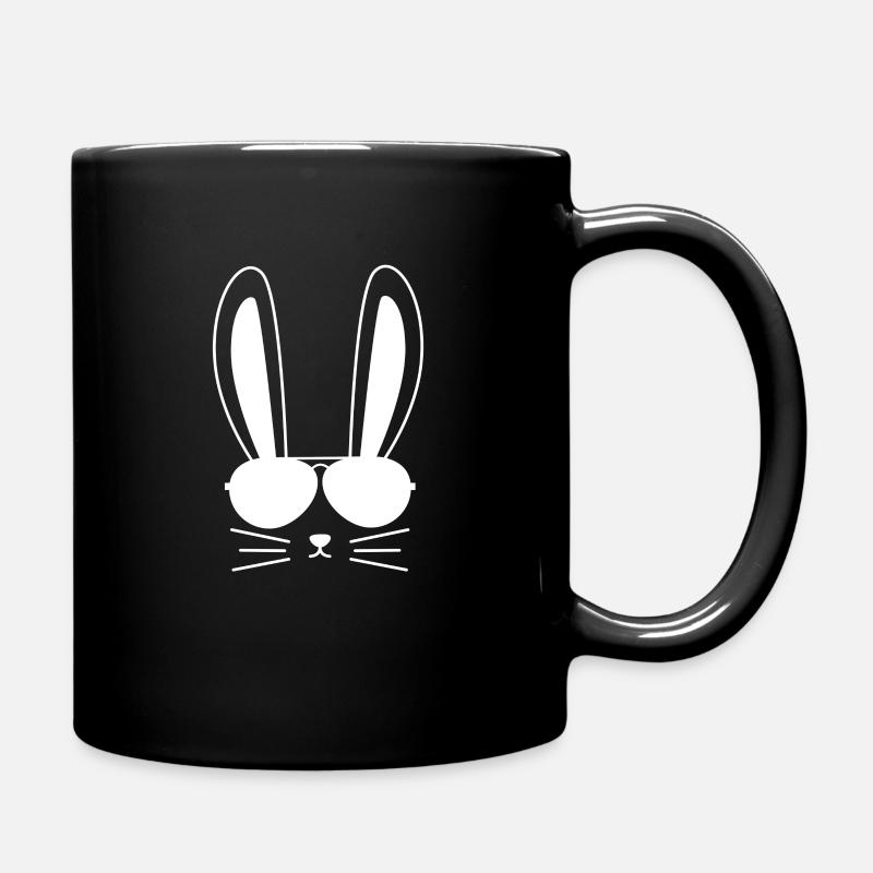 Hase - Tasse einfarbig - Schwarz
