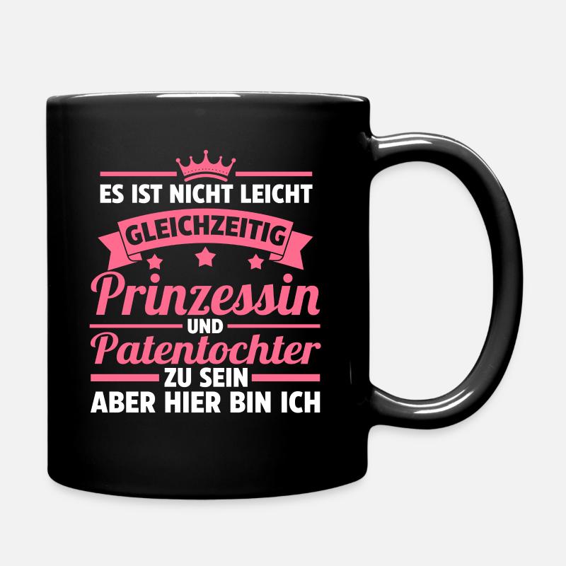 Patentochter Patenkind - Tasse einfarbig - Schwarz