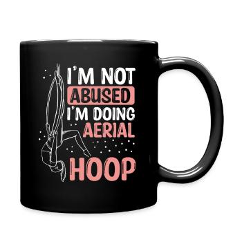 Aerial Hoop Loop Aerialist Aerial Hoop Dancing - Tasse einfarbig - Schwarz - Rechts