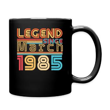 Légende 1985 Mars Vintage Drôle - Mug uni - noir - Droite