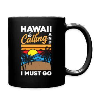 Hawaii Vacation Hawaii Surfing Surfer - Full Colour Mug - black - Right
