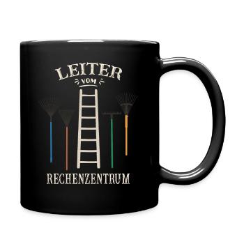 Leiter vom Rechenzentrum - Tasse einfarbig - Schwarz - Rechts