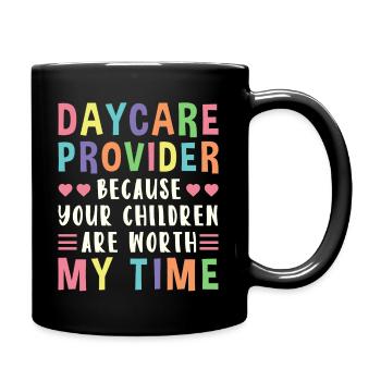 Fournisseur de services de garde parce que votre - Mug uni - noir - Droite