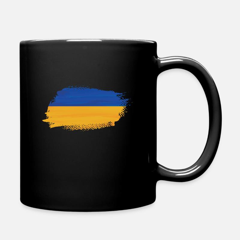 Drapeau de l’Ukraine - Mug uni - noir
