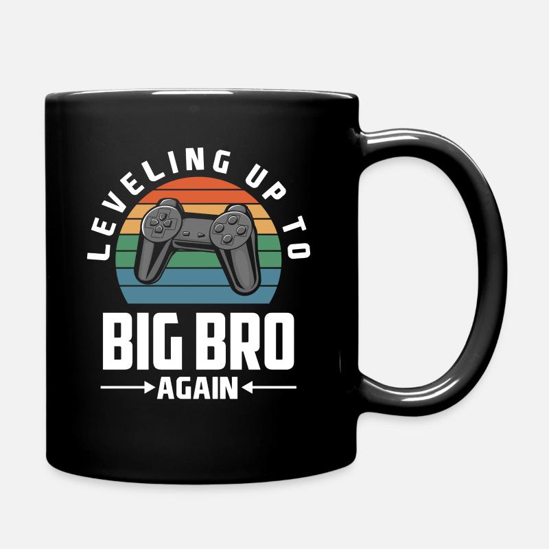 Ich Werde Wieder Großer Bruder Gamer Gaming - Tasse einfarbig - Schwarz