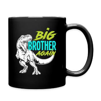 Je vais être Big Brother Dinosaur Dino à nouveau - Mug uni - noir - Droite