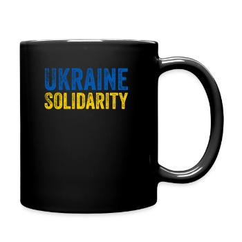 Ukraine Solidarity - Full Colour Mug - black - Right