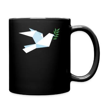 Colombe de la Paix Paix Mondiale - Mug uni - noir - Droite
