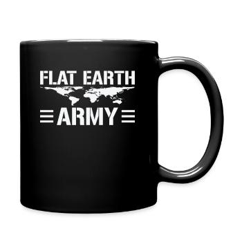 Flat Earth – Army Statement - Full Colour Mug - black - Right