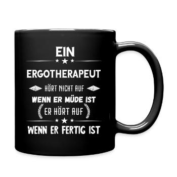 Ergotherapeut Ergotherapie Medizin Physios Therape - Tasse einfarbig - Schwarz - Rechts