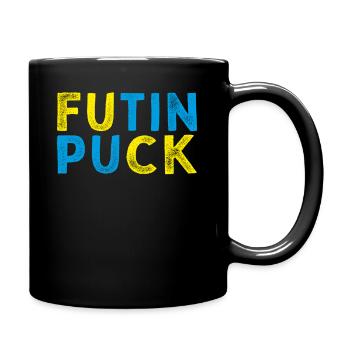 Ukraine Putin - Tasse einfarbig - Schwarz - Rechts