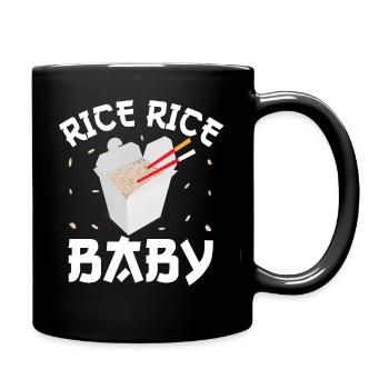 Riz Riz Bébé - Mug uni - noir - Droite