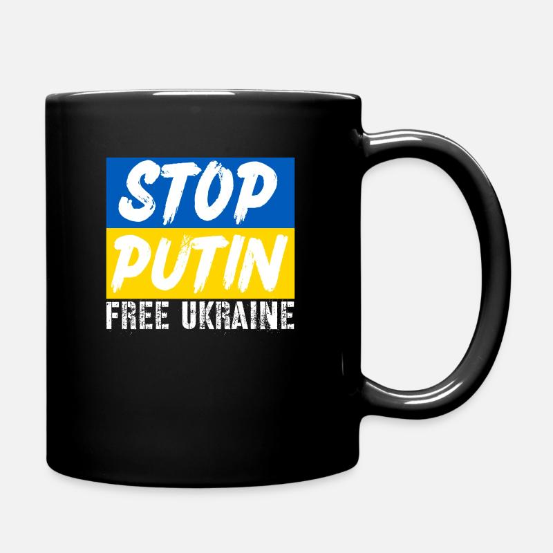 Arrêtez Poutine - Mug uni - noir