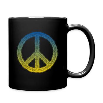Cadeau paix et liberté pour l’Ukraine - Mug uni - noir - Droite