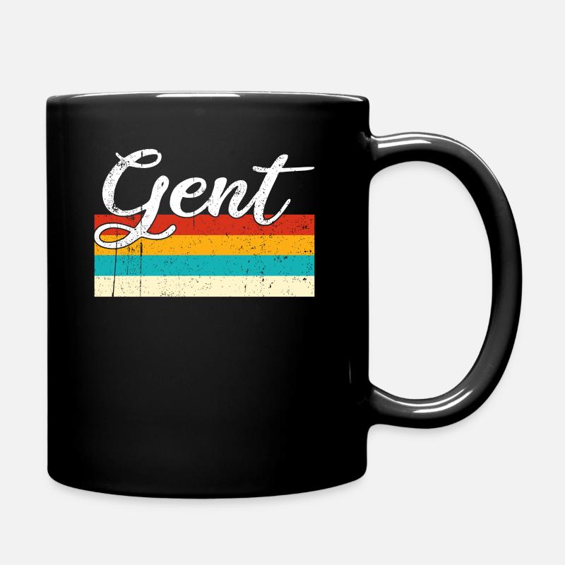 Gent Retro Vintage - Tasse einfarbig - Schwarz