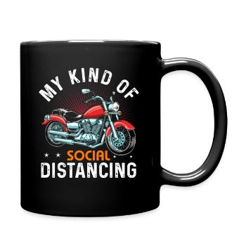 Moto Biker Motorcyclist Cadeau - Mug uni - noir - Droite