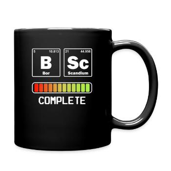 Bachelor of Science B.Sc. Complete Degree University - Full Colour Mug - black - Right
